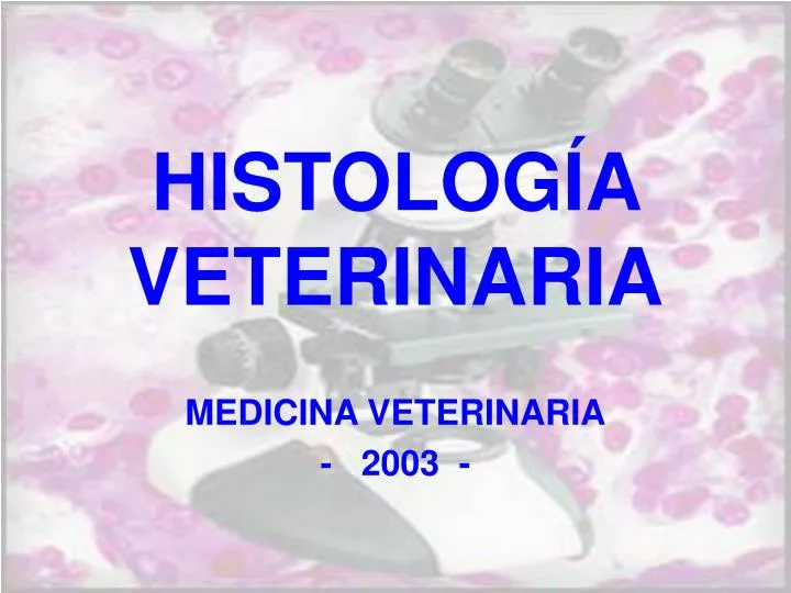 Ppt Histología Veterinaria Powerpoint Presentation Id908832 - 