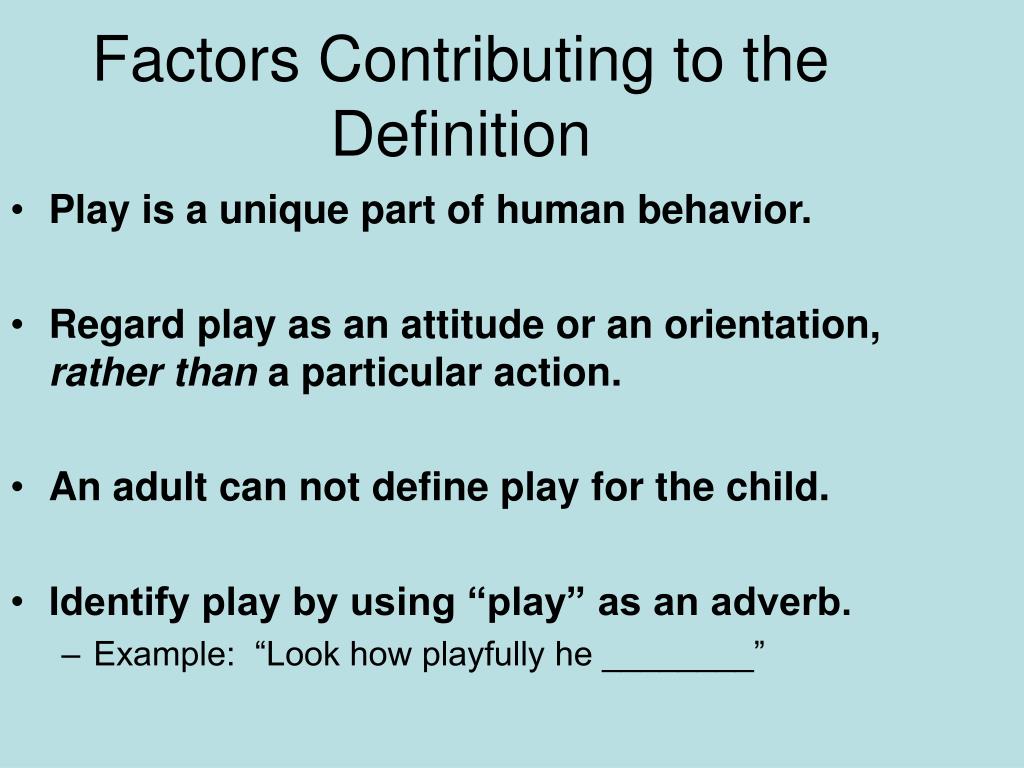 Play definition