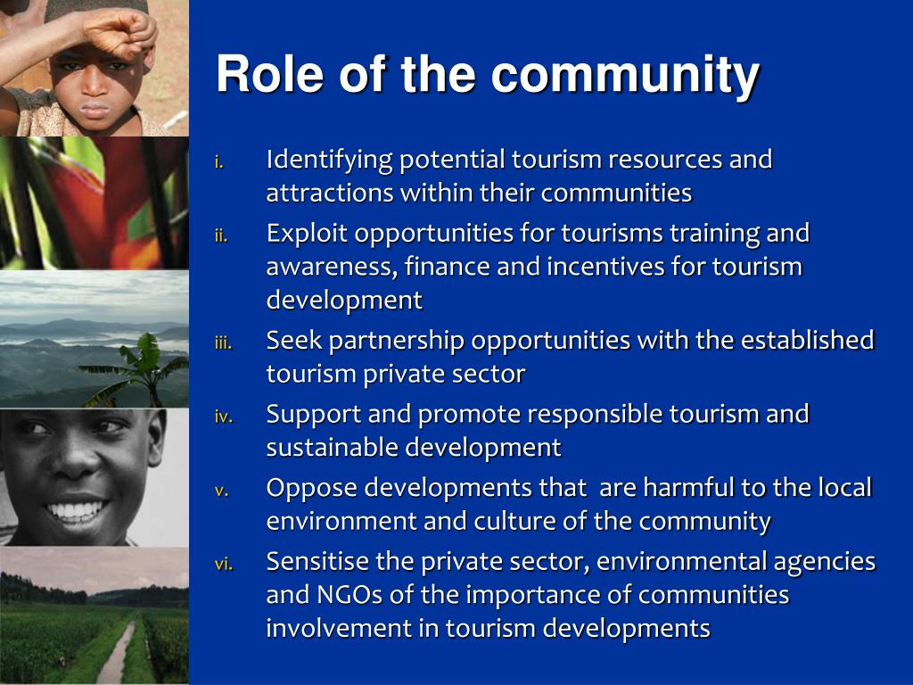 role of local community in tourism development