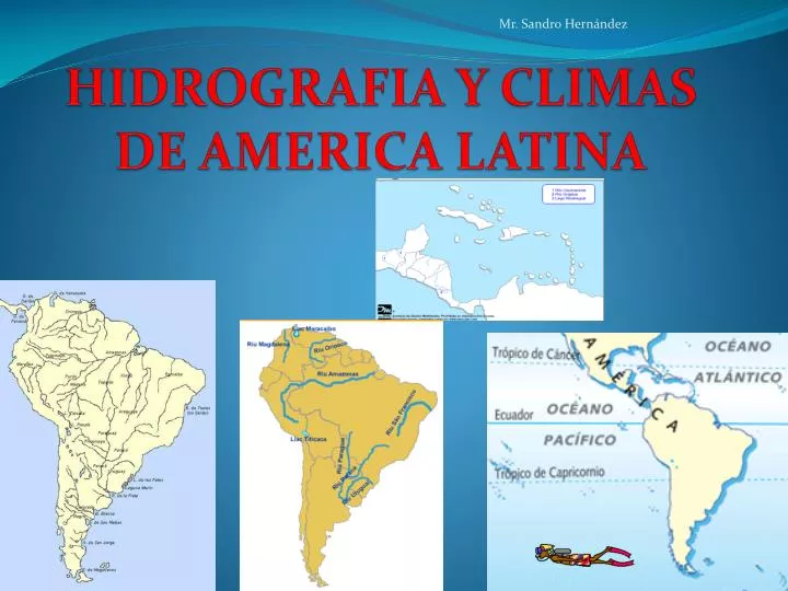hidrografia y climas de america latina n.