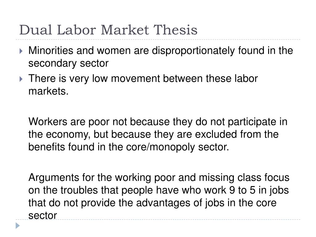 labor market thesis
