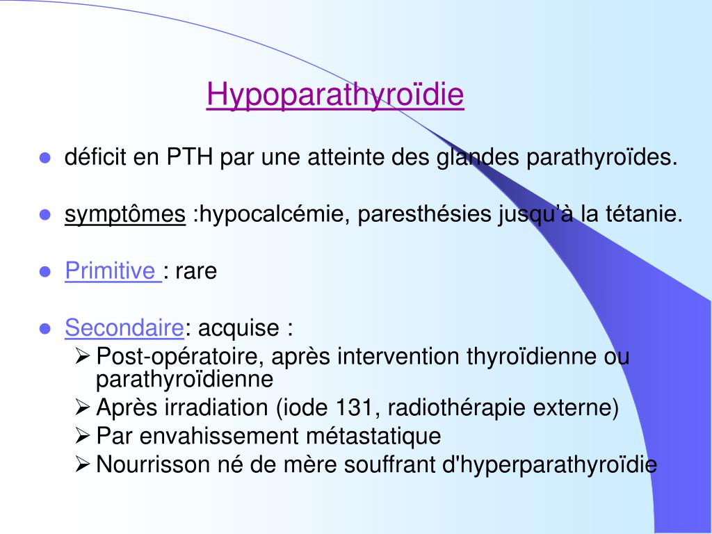 PPT - Médicaments des affections de la thyroïde et des parathyroïdes ...