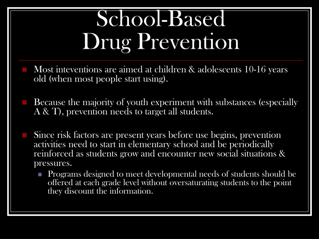 drug free powerpoint presentation for elementary students