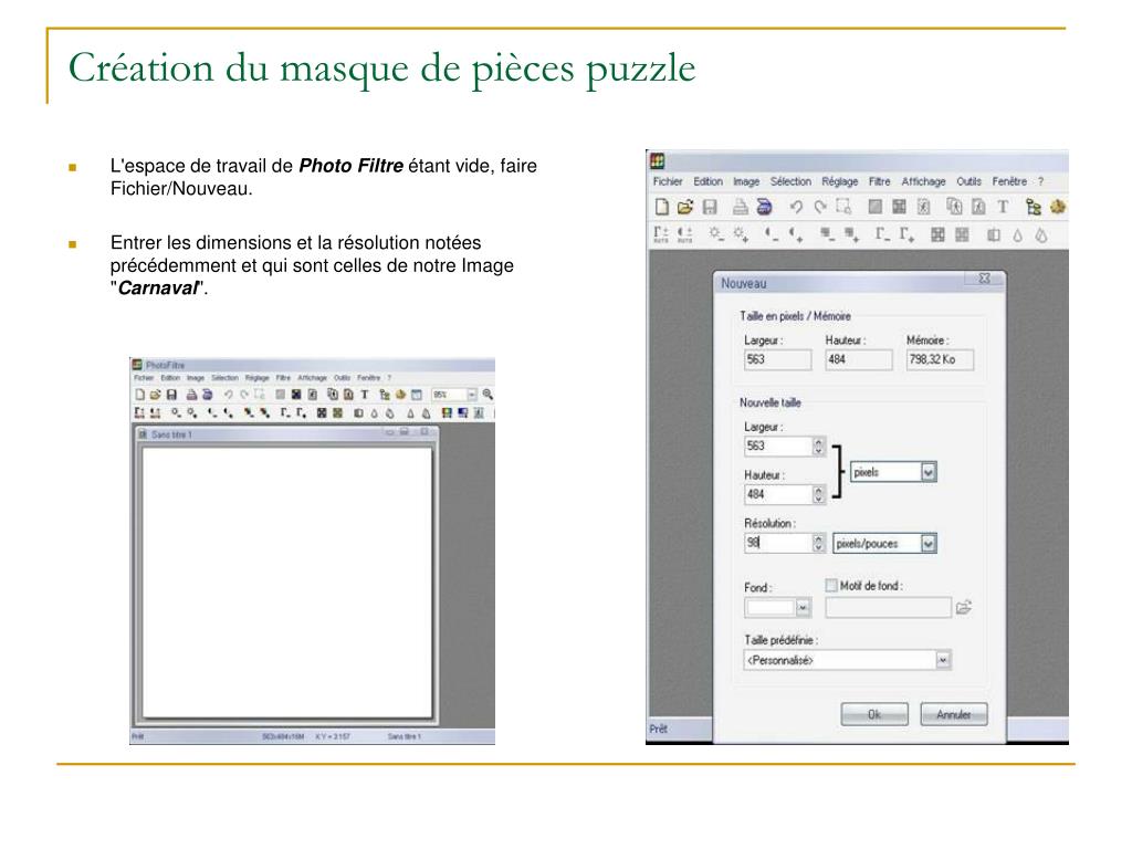 PPT - Création des pièces d'un puzzle avec Photoshop PowerPoint  Presentation - ID:912687