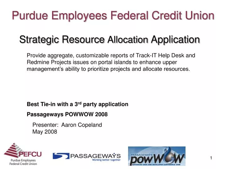 Ppt Purdue Employees Federal Credit Union Powerpoint