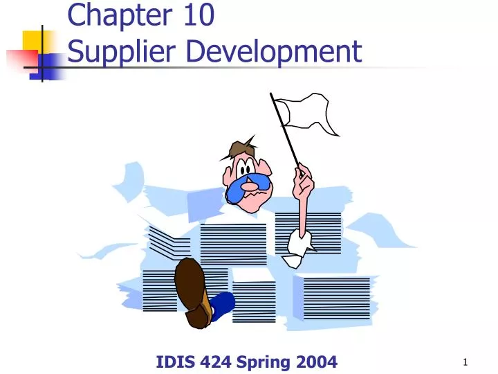 PPT Chapter 10 Supplier Development PowerPoint Presentation, free