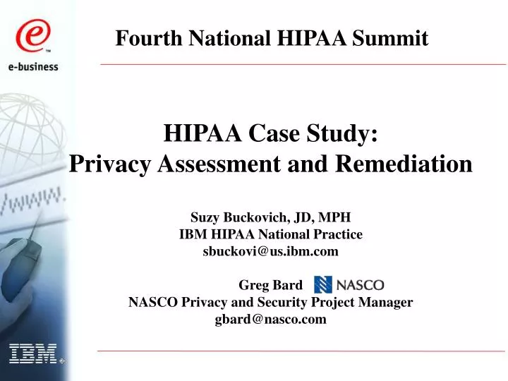 hipaa case study hipaa case study