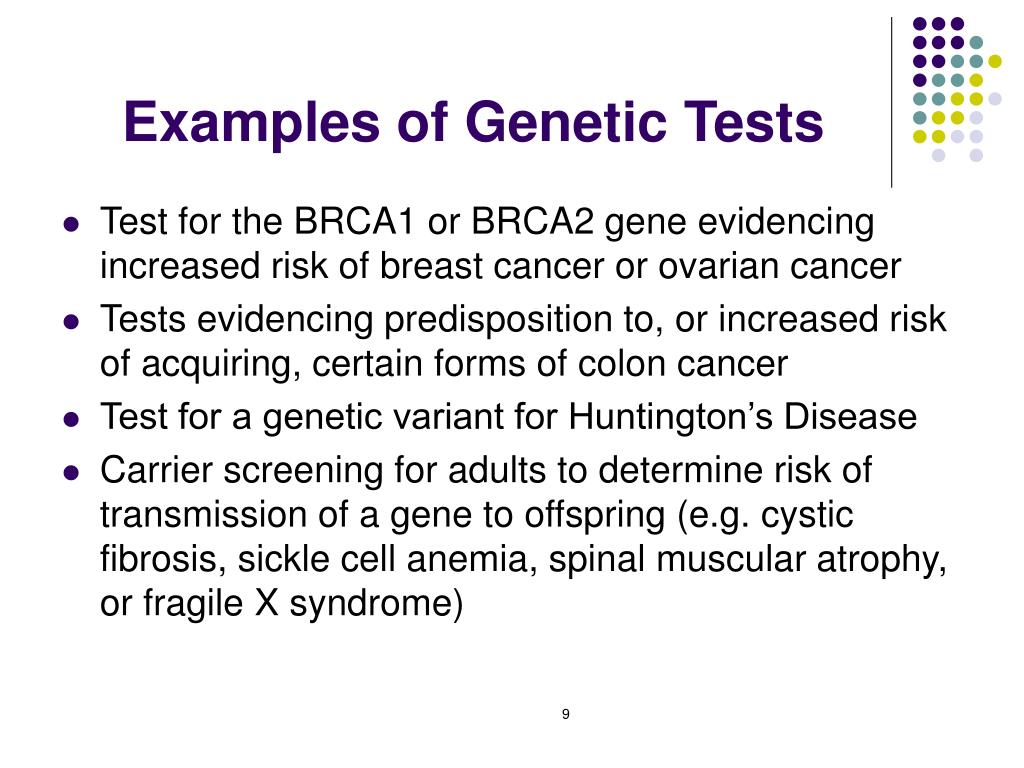 Confidentiality Of Records Of Genetic Tests Confidentiality Of Records Of Genetic Tests