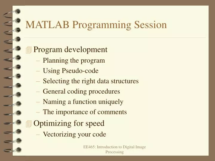 PPT - MATLAB Programming Session PowerPoint Presentation, free download ...