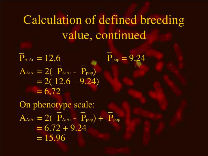 PPT Chapter 6 Quantitative traits, breeding value and heritability