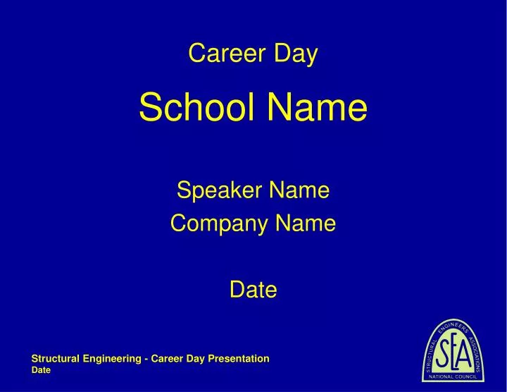 high school career day powerpoint presentation