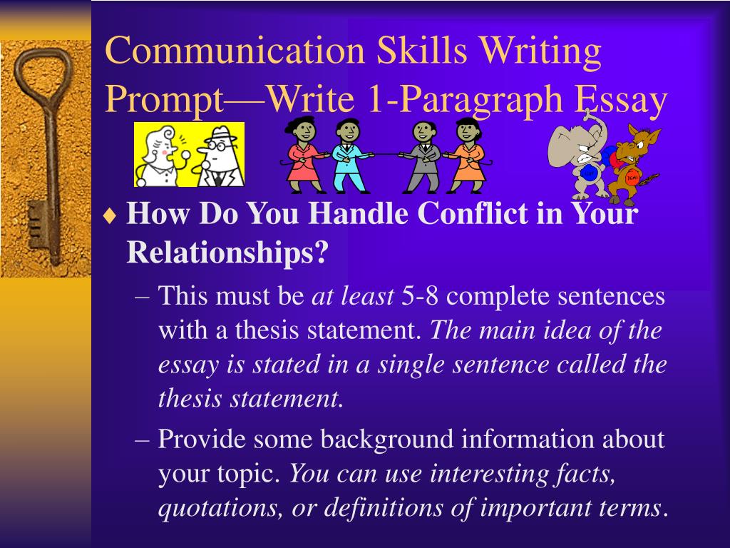 communication skills essay points