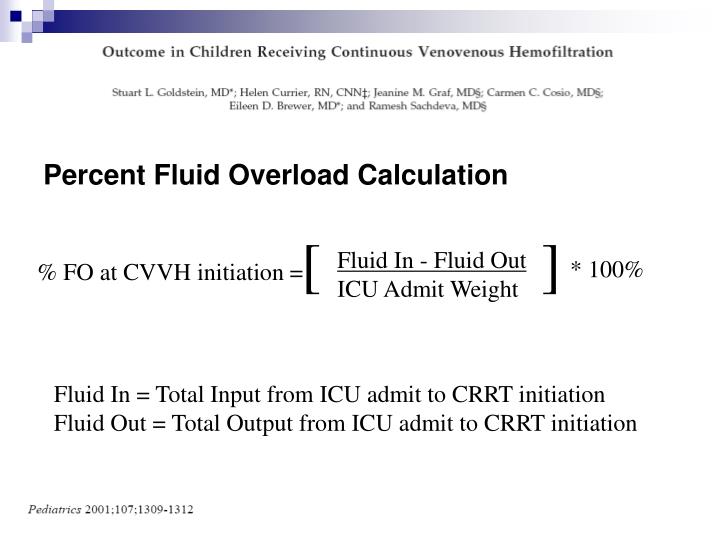 PPT Pediatric CRRT The Prescription PowerPoint Presentation ID915549