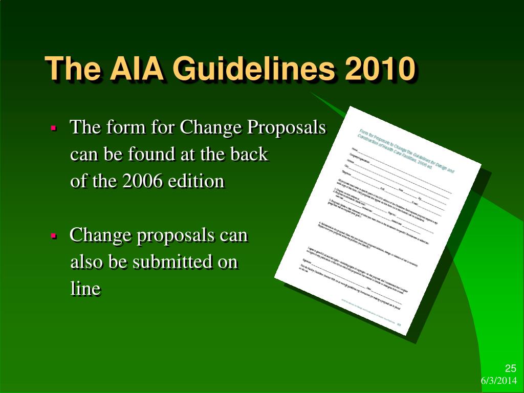 aia presentation guidelines