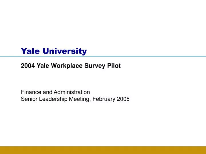 PPT Yale University PowerPoint Presentation, free download ID916319