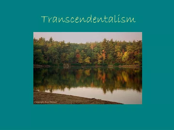 transcendentalism n.