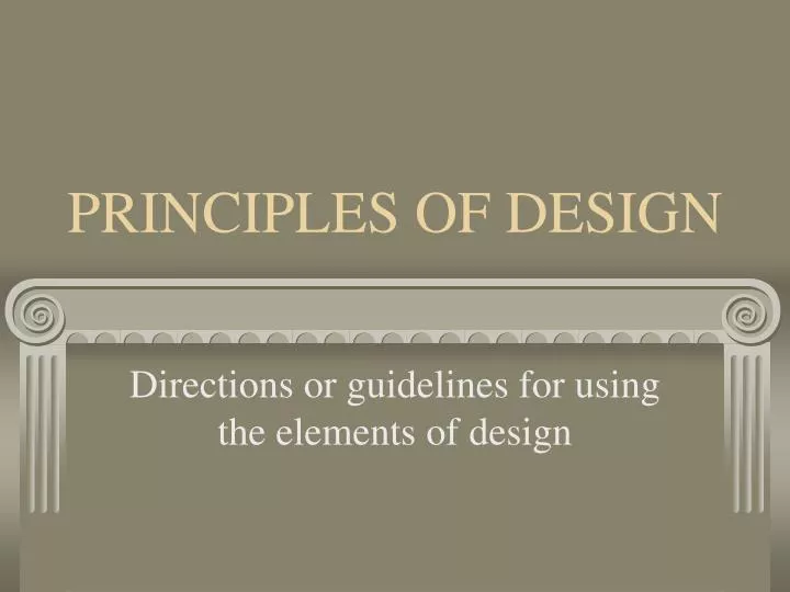 principles of design n.
