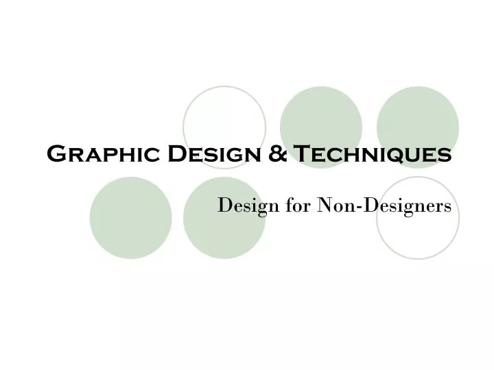 graphic design techniques n.