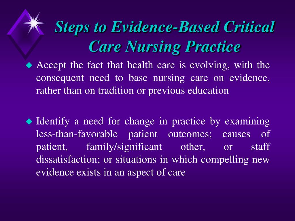 evidence based practice and critical thinking in nursing