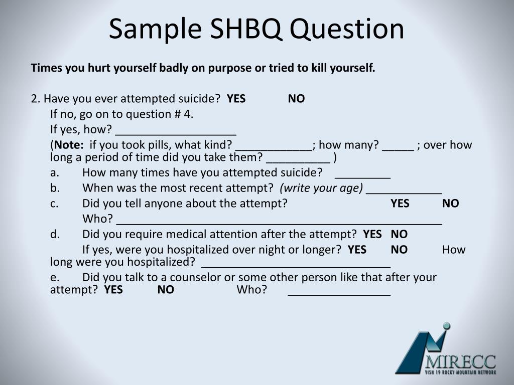 PPT - Suicide Risk Assessment: Tools &amp; Tips Boulder MH Suicide Prevention Training May 05, 2011 ...