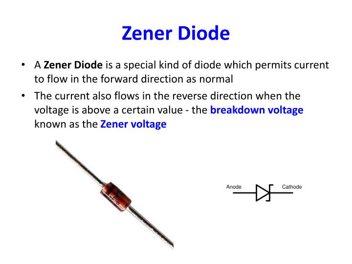 application of zener diode pdf