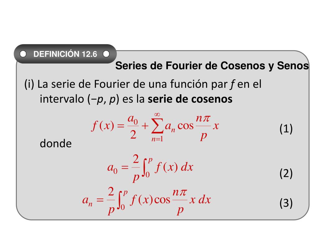 PPT - Funciones Ortogonales y Series de Fourier PowerPoint Presentation -  ID:919180