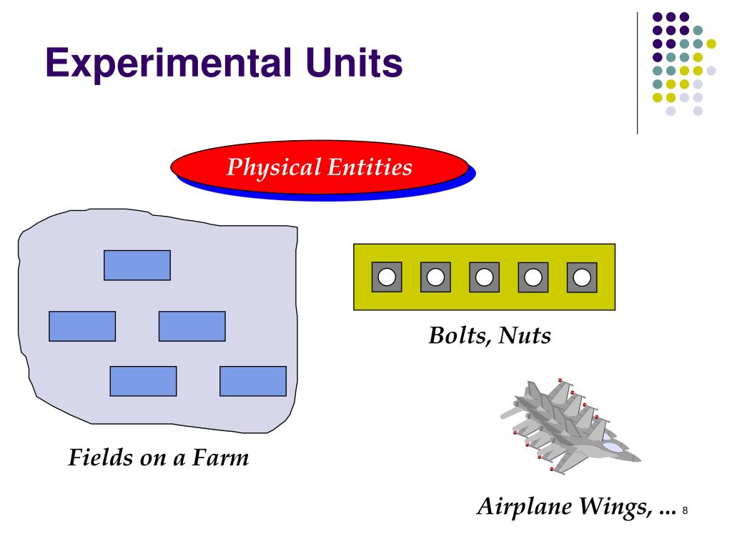 experimental unit meaning statistics