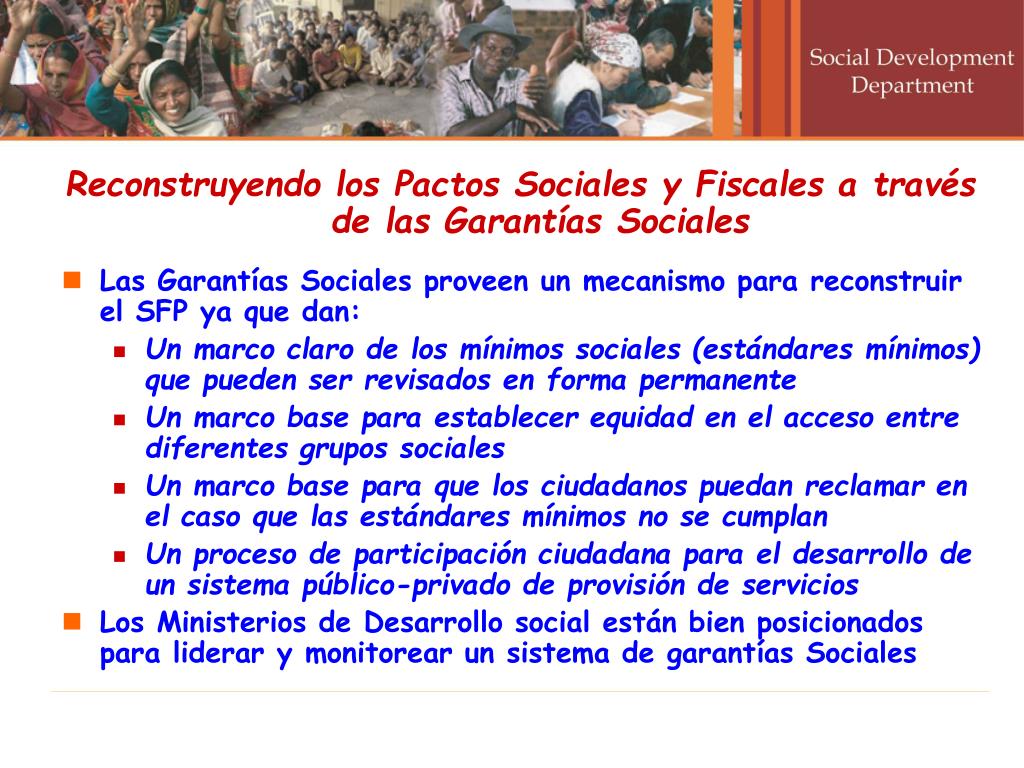 PPT - Aumentando la Inclusión Social a través de las Garantías Sociales