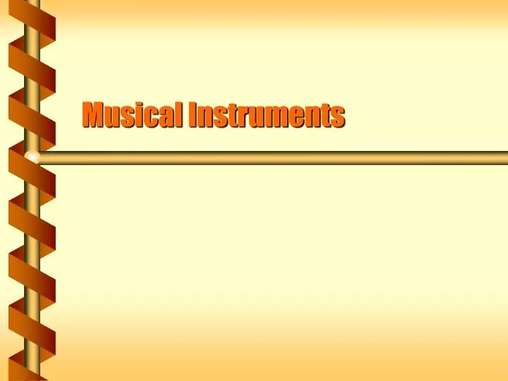musical instruments n.