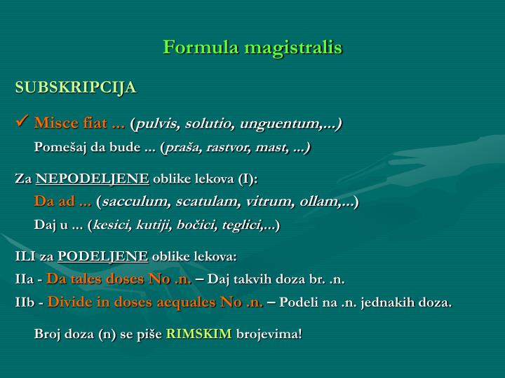 Misce fiat suppositorium rectale