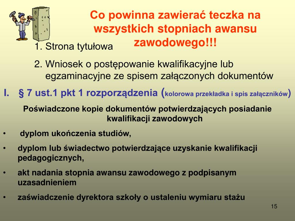 PPT - AWANS ZAWODOWY NAUCZYCIELA PowerPoint Presentation, free download -  ID:924781