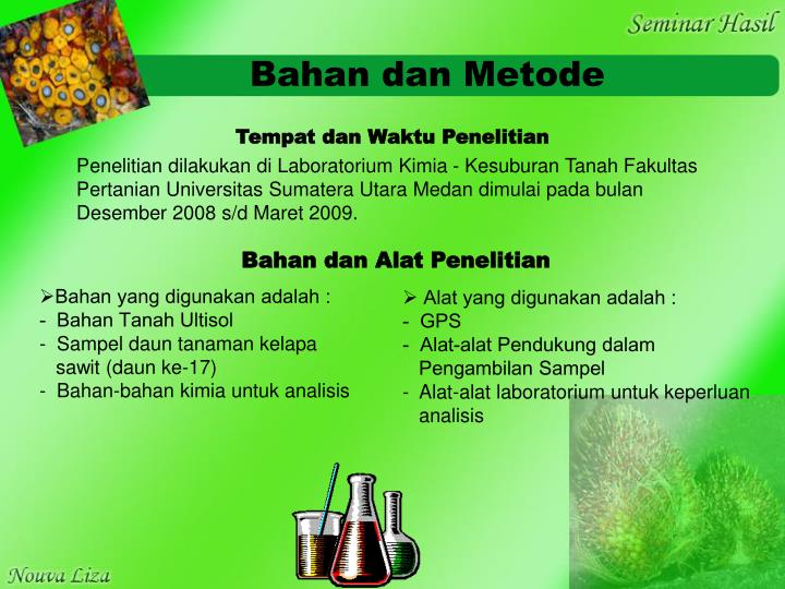 PPT Oleh Nouva Liza 050303008 Ilmu Tanah Dibimbing 