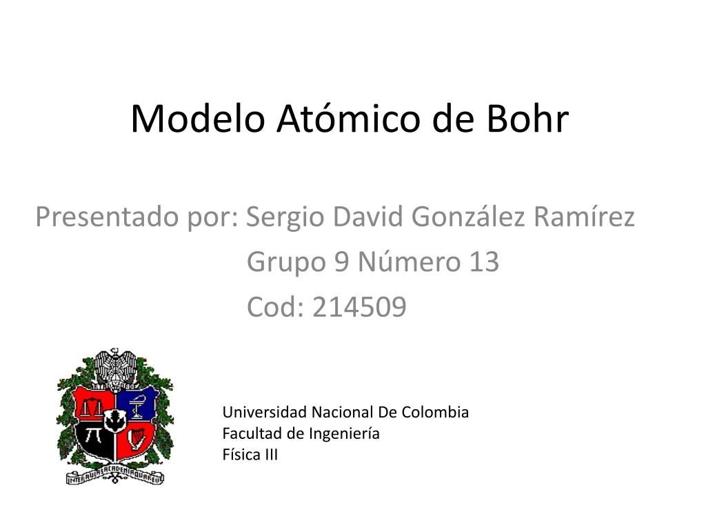 Ppt Modelo Atómico De Bohr Powerpoint Presentation Free