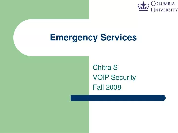 PPT - Emergency Services PowerPoint Presentation, free download - ID:927662
