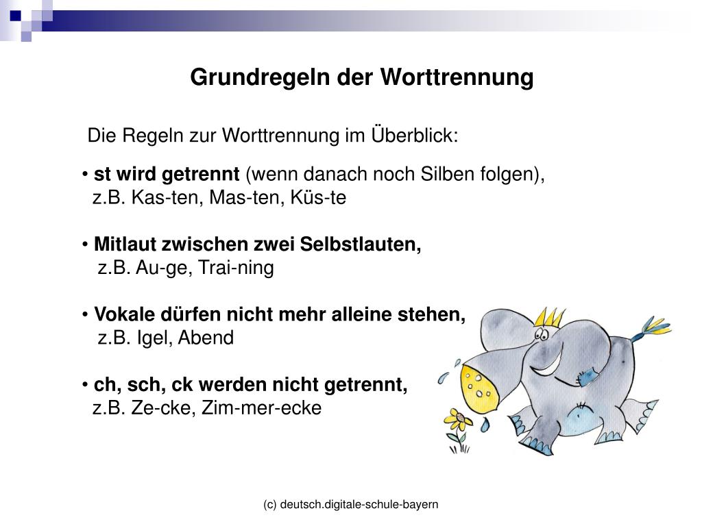 PPT Silbentrennung PowerPoint Presentation, free download ID927727