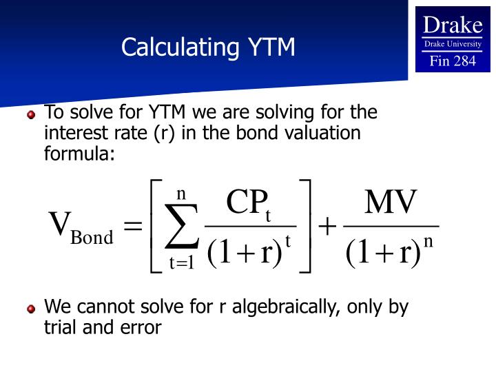 PPT - Bond Mathematics PowerPoint Presentation - ID:929314