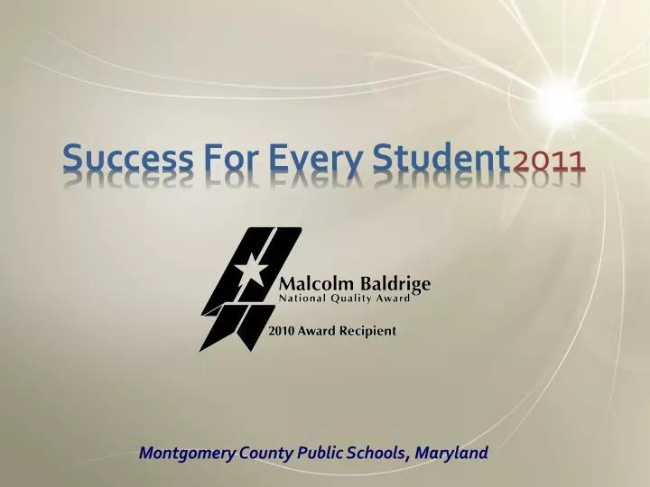 PPT - Success For Every Student 2011 PowerPoint Presentation, free ...
