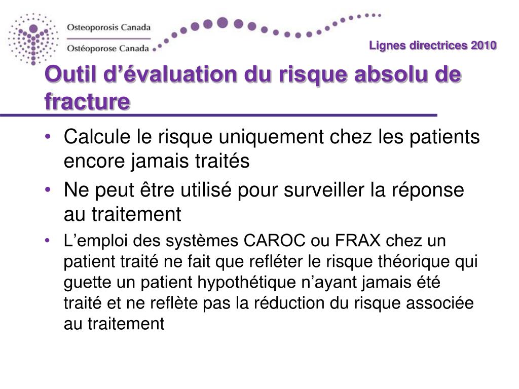 PPT - Lignes directrices de pratique clinique 2010 pour le diagnostic ...