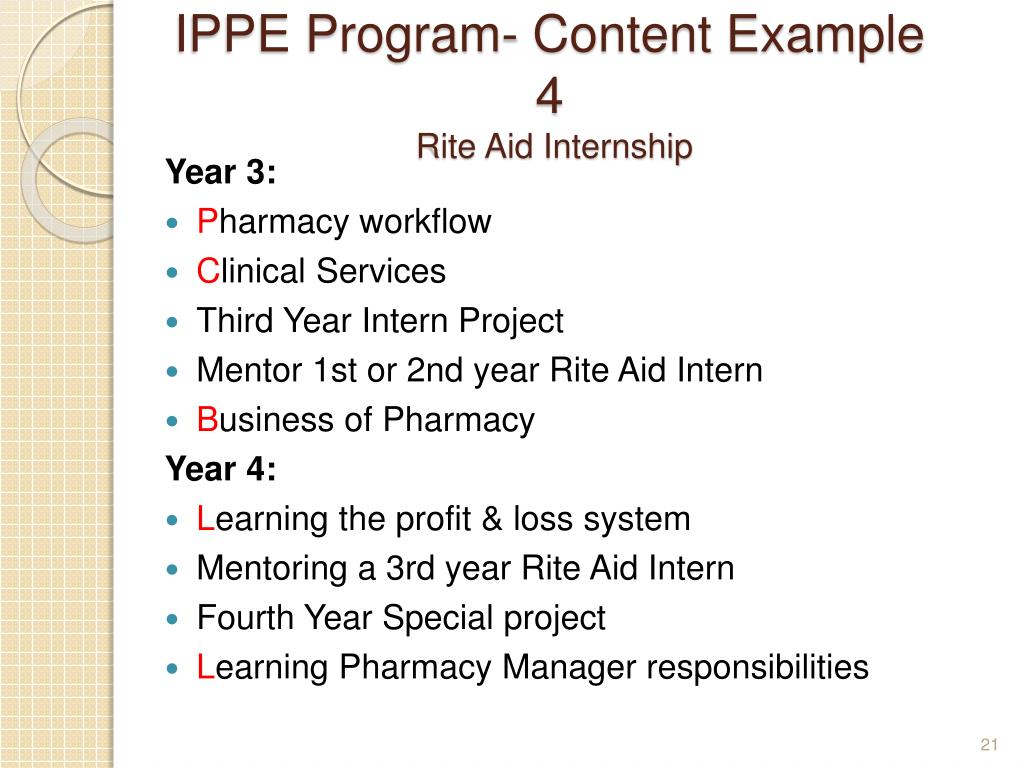 PPT Clinical Pharmacy Pharmacy Internship