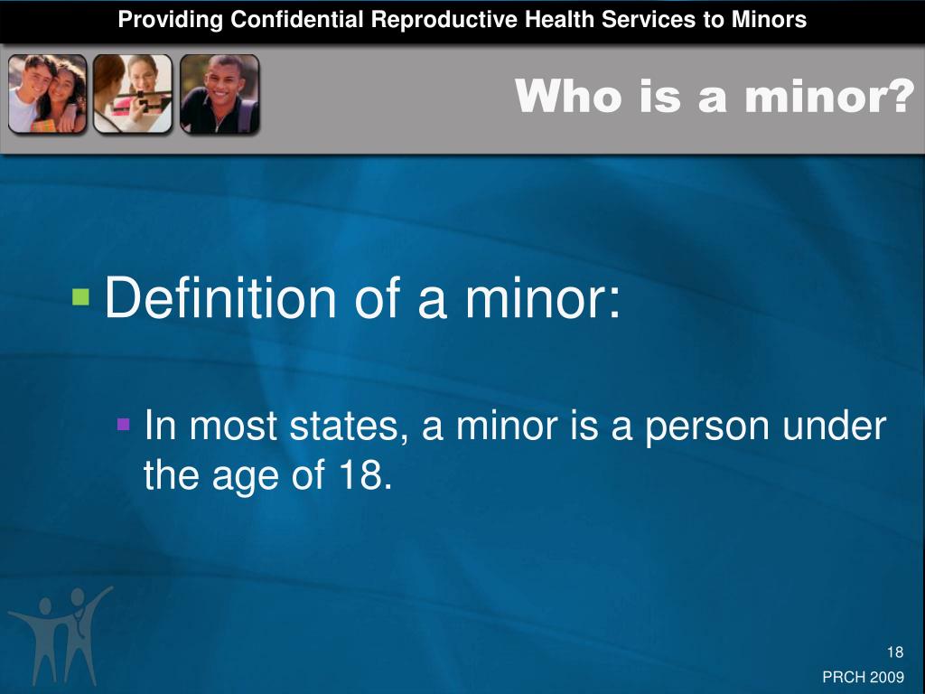 PPT Providing Confidential Reproductive Health Services to Minors