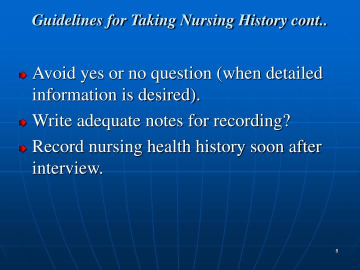 ppt nursing health assessments