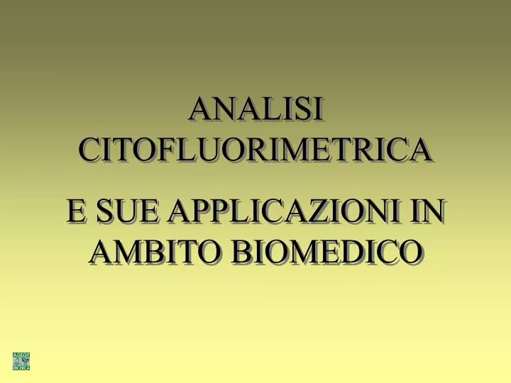 analisi citofluorimetrica e sue applicazioni in ambito biomedico n.