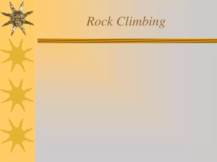 rock climbing n.