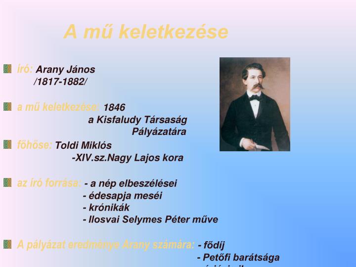 PPT - A rany János: Toldi összefoglaló PowerPoint Presentation, free  download - ID:941368
