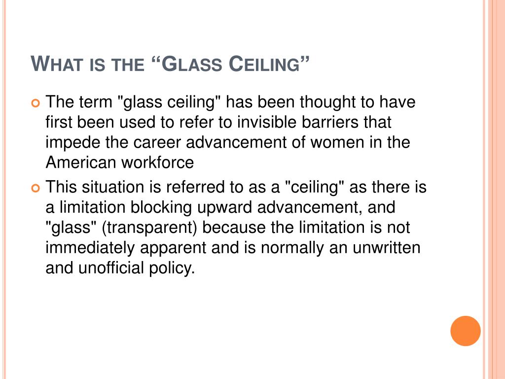 Ppt Breaking The Glass Ceiling Powerpoint Presentation