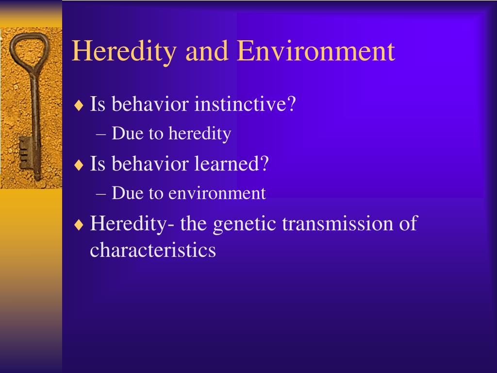 heredity vs environment