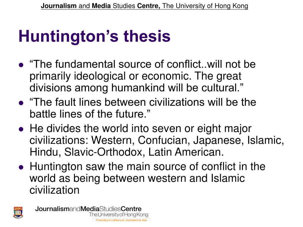 huntington's thesis