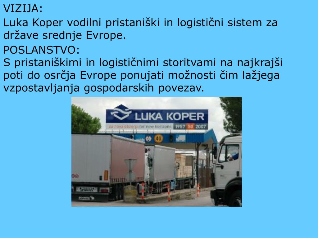 PPT - PRISTANIŠČE KOPER PowerPoint Presentation, free download - ID:948140