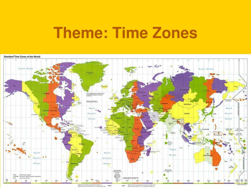 Земля разделена на часовых пояса. Карта часовых поясов. Временные зоны.
