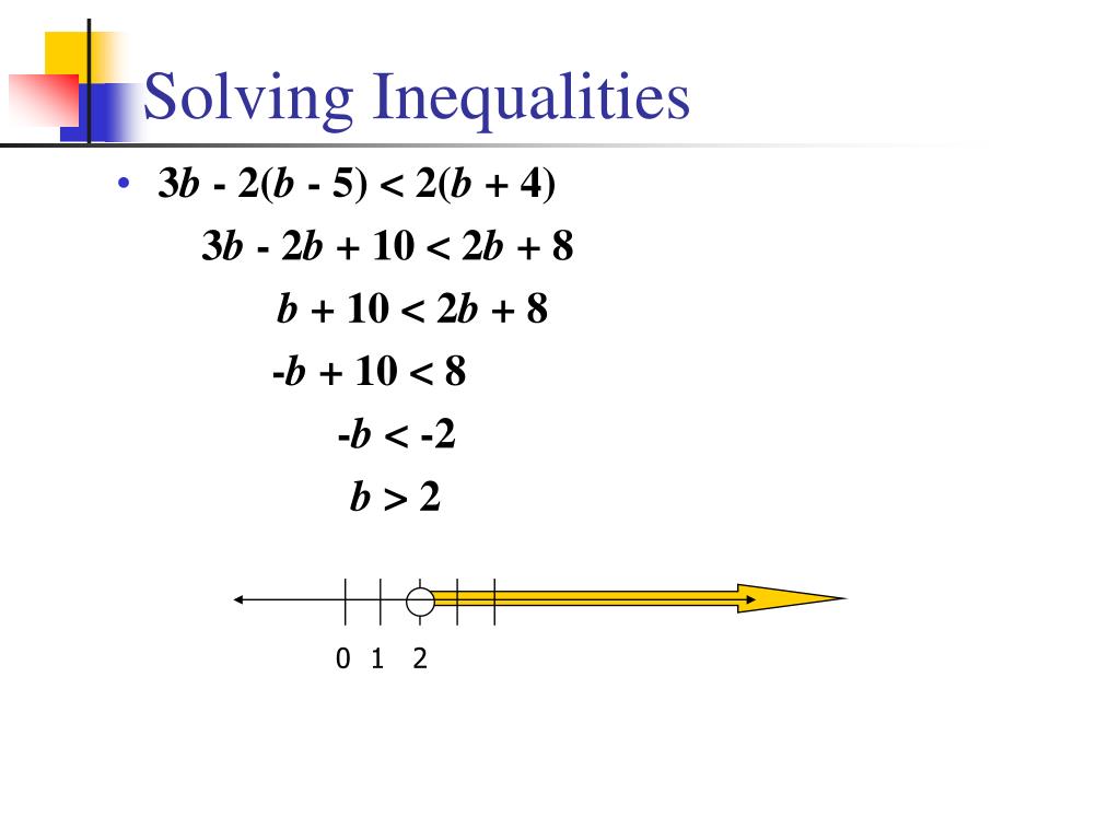 assignment 9 solving inequalities
